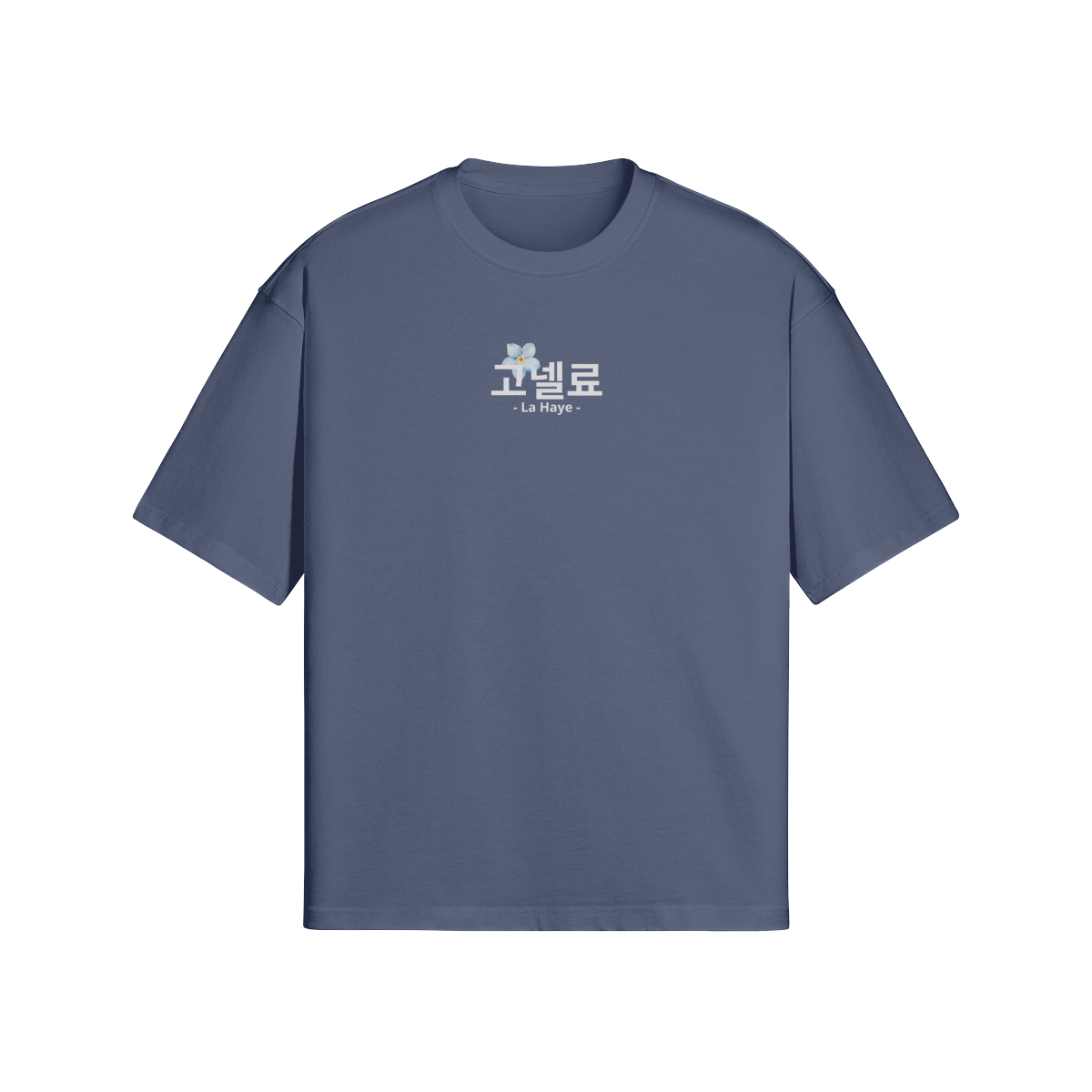 Korean Post Tee - Slate