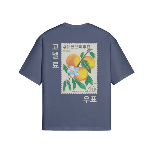 Korean Post Tee - Slate