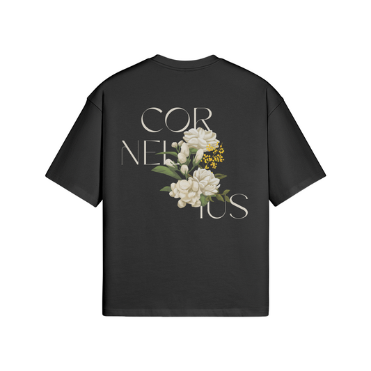 White Jasmin Tee - Black